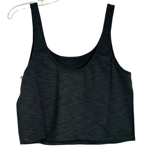 MARINE LAYER Women's Studio Longline Tank Asphalt-Size XL - Picture 4 of 6